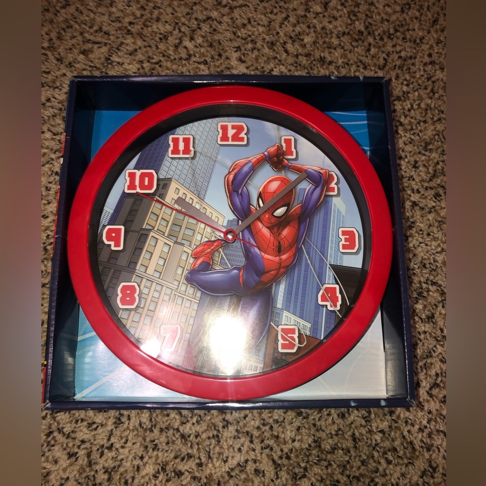 Spider-Man Clock